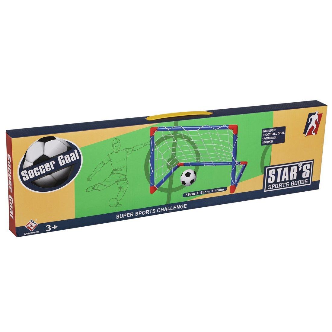 Набор Футболиста. 56*43*43 см., комплектация: мяч, насос, ворота (7 деталей)