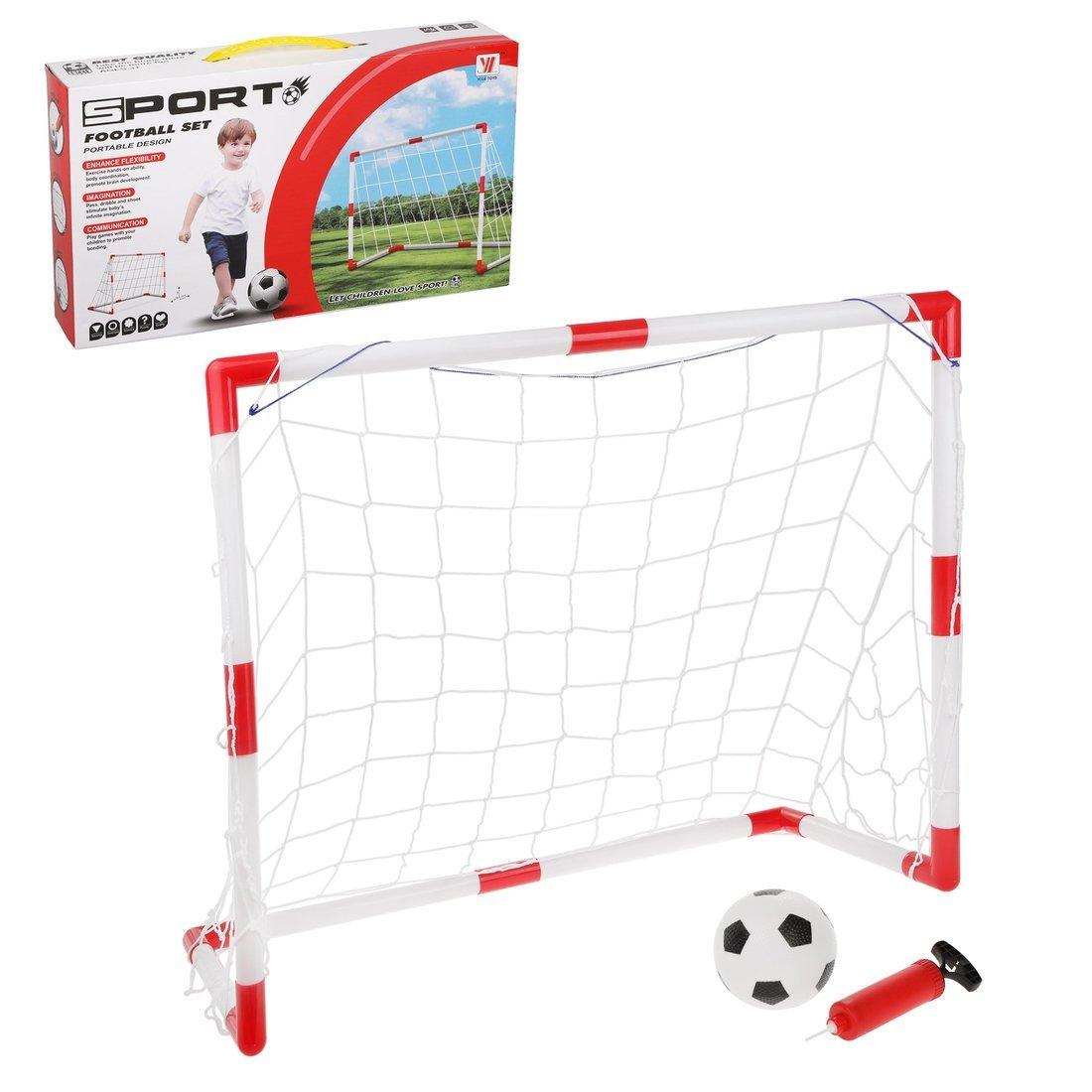 Набор Футболиста. 84*60*34,5 см, комплектация: мяч, насос, ворота (21 деталей)