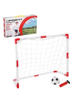 Набор Футболиста. 84*60*34,5 см, комплектация: мяч, насос, ворота (21 деталей)
