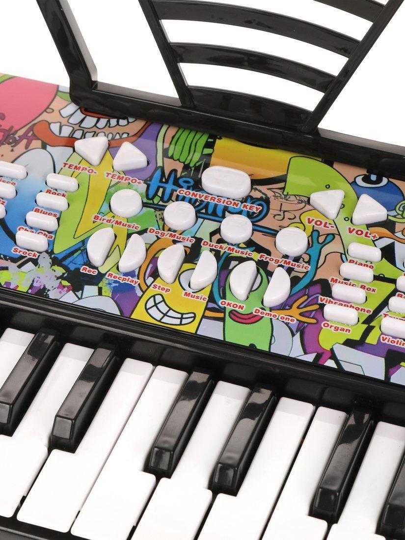 Синтезатор 37 клавиш, свет, звук, эл.пит. 4АА, не вх.в комплект