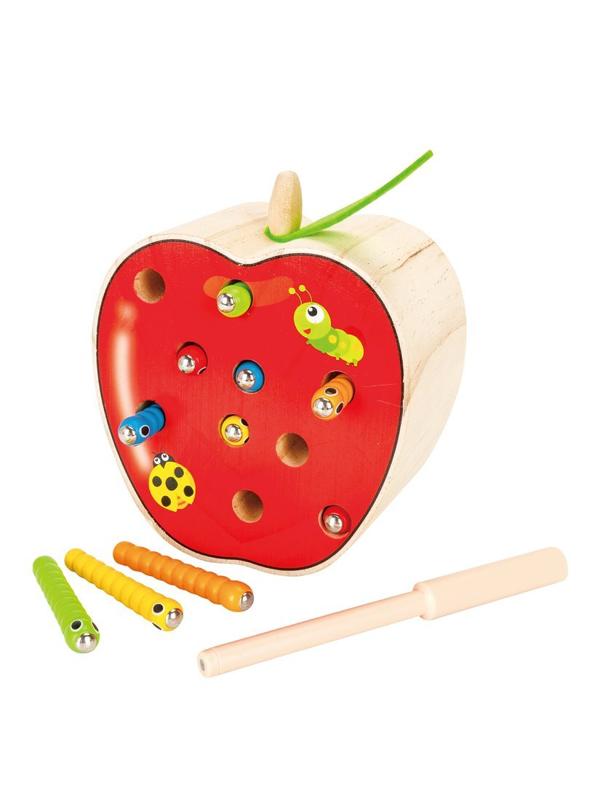 Игра-рыбалка Поймай гусеницу, 10 магнитных гусениц