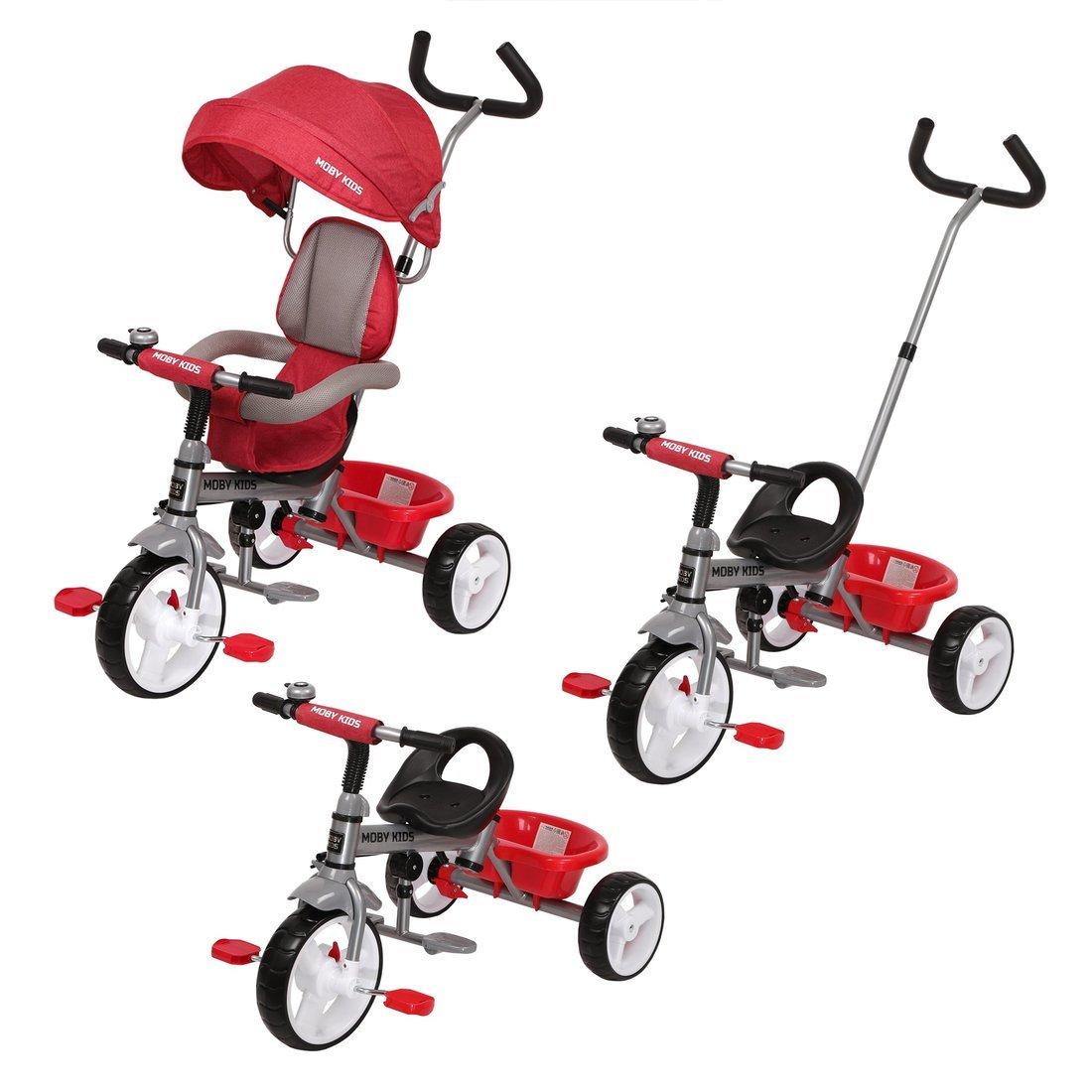 Велосипед 3 кол. 3в1 Blitz 10x8 EVA, красный