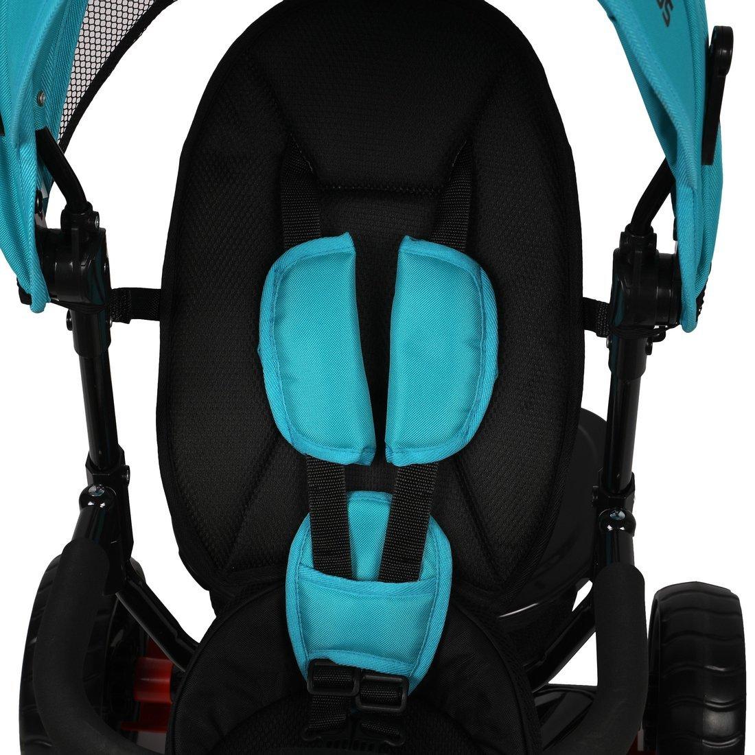 Велосипед 3 кол. Rider 360, 10x8 EVA, бирюзовый