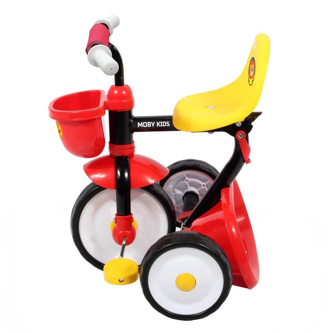 Велосипед 3 кол. складной Primo Львенок, красно-желтый