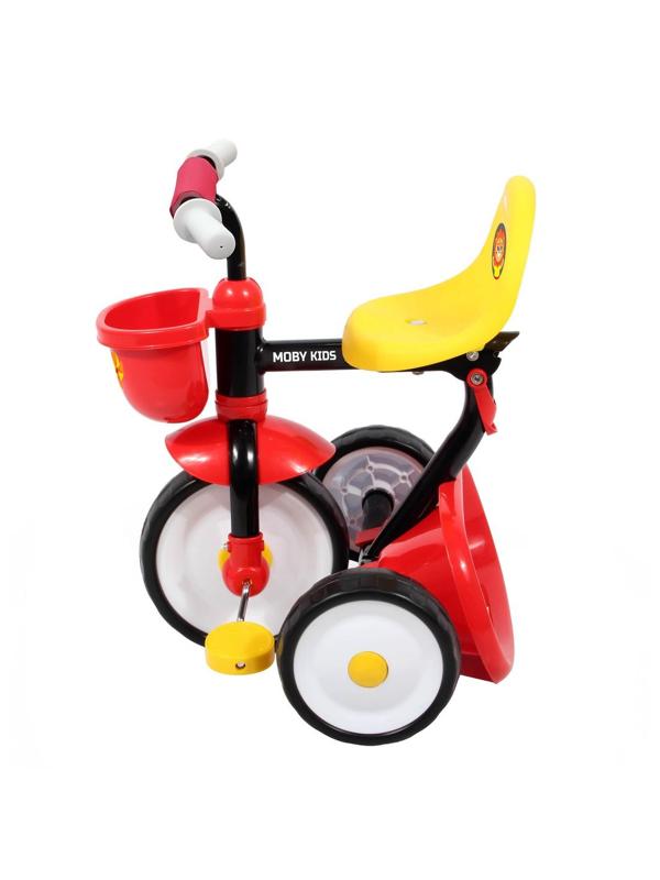 Велосипед 3 кол. складной Primo Львенок, красно-желтый