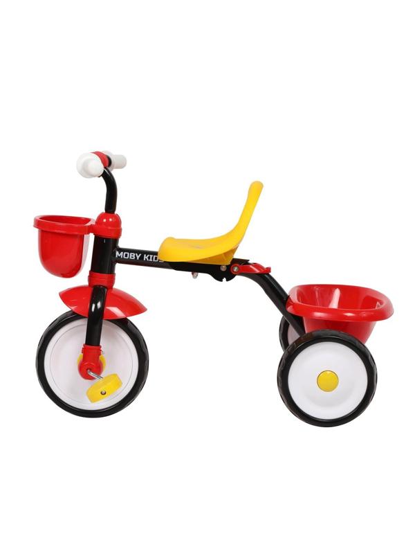 Велосипед 3 кол. складной Primo Львенок, красно-желтый