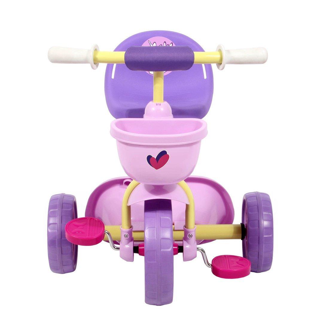 Велосипед 3 кол. складной Primo Единорог, розово-сиреневый