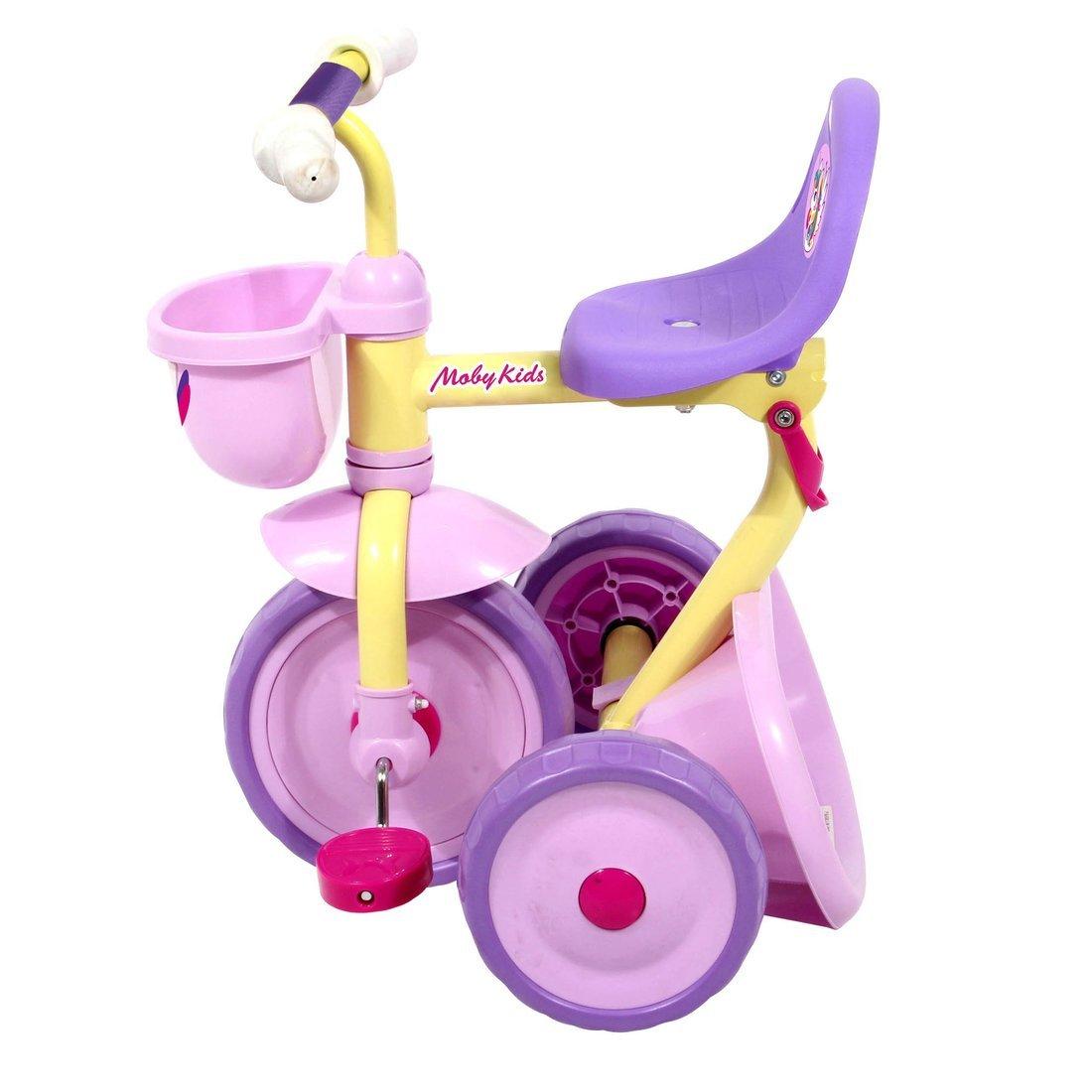 Велосипед 3 кол. складной Primo Единорог, розово-сиреневый