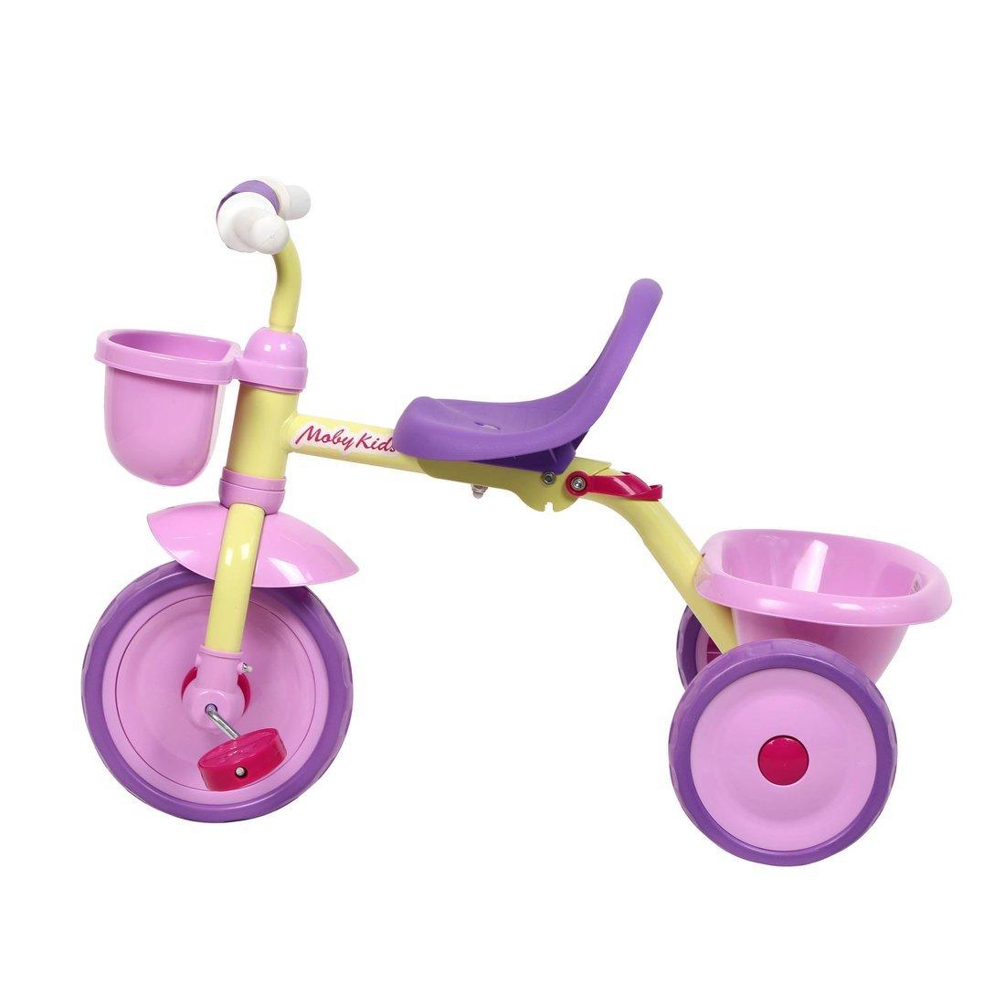 Велосипед 3 кол. складной Primo Единорог, розово-сиреневый