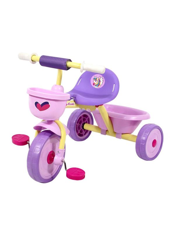 Велосипед 3 кол. складной Primo Единорог, розово-сиреневый