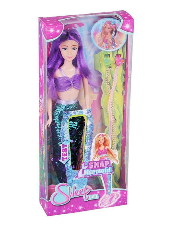 Игр. наб. Русалка, в компл. кукла 30 см., предм. 2шт., в ассорт., кор