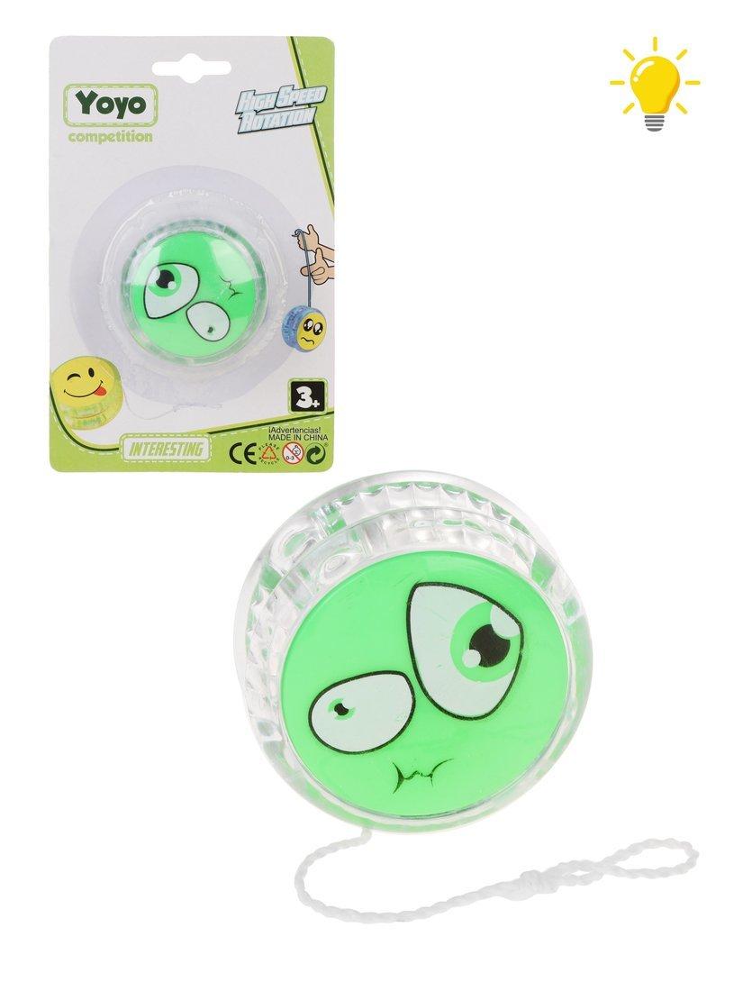 Йо-Йо, свет, в ассорт., тестовые эл.пит.AG3*2 шт. вх.в комплект, дисплей