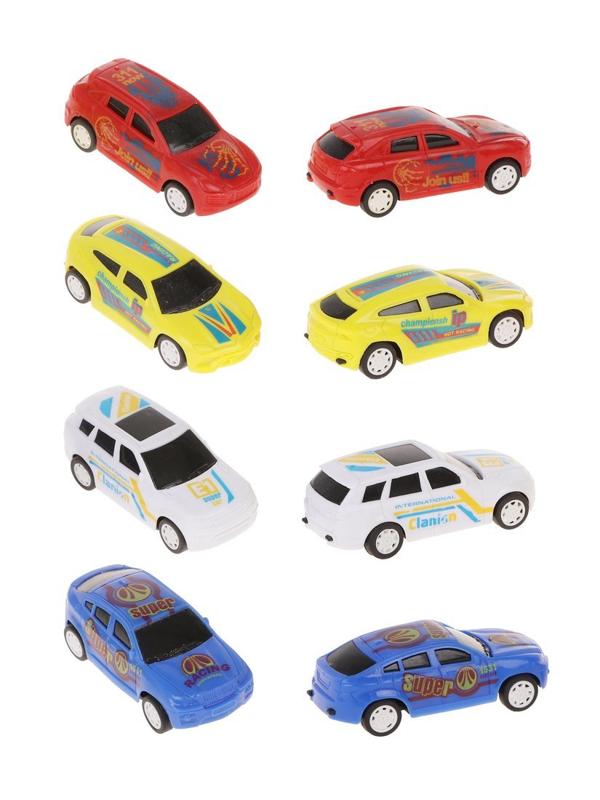 Набор машин инерционных, в комплекте 4шт., пакет, в ассортименте