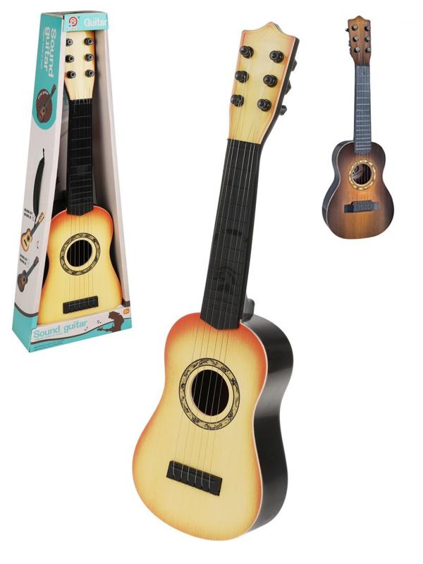 Музыкальный инструмент Гитара, 55 см, 6 струн, в ассорт.