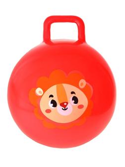 Мяч-прыгун Moby Kids 45 см Львёнок, с ушком