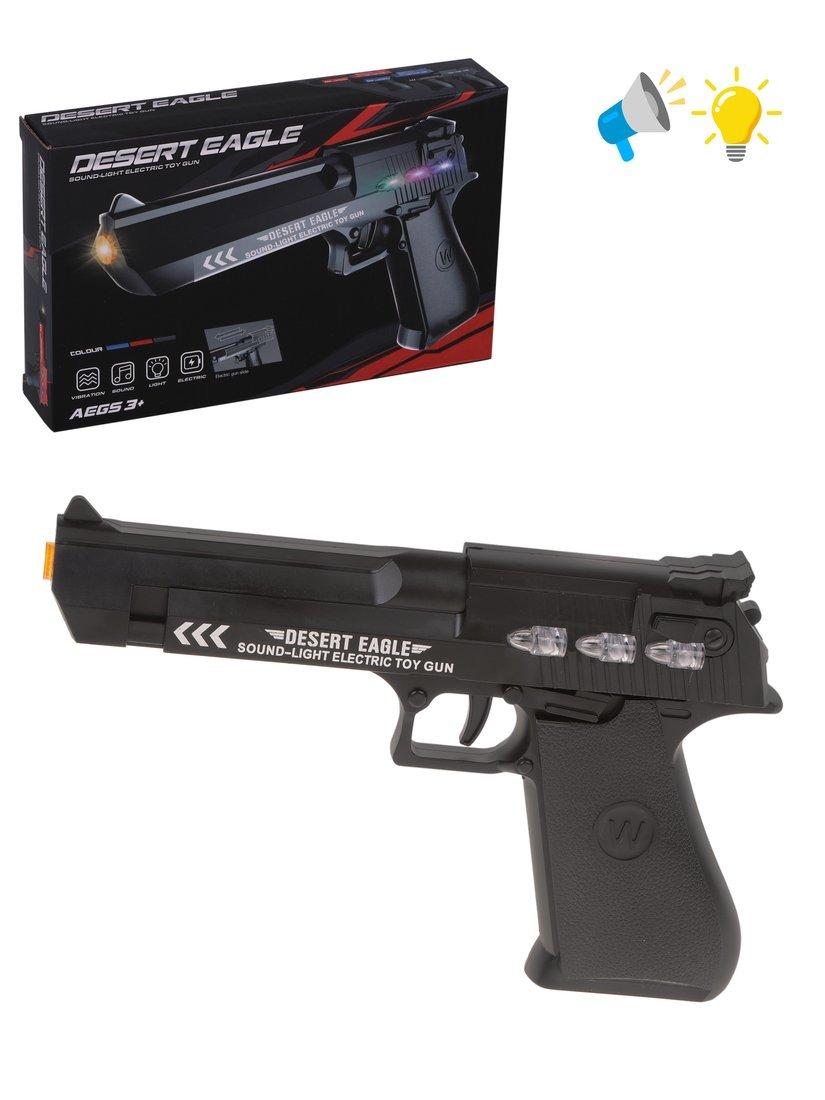Пистолет со световыми и звуковыми эффектами, эл.пит.АА*3шт.не вх.в комплект,
коробка