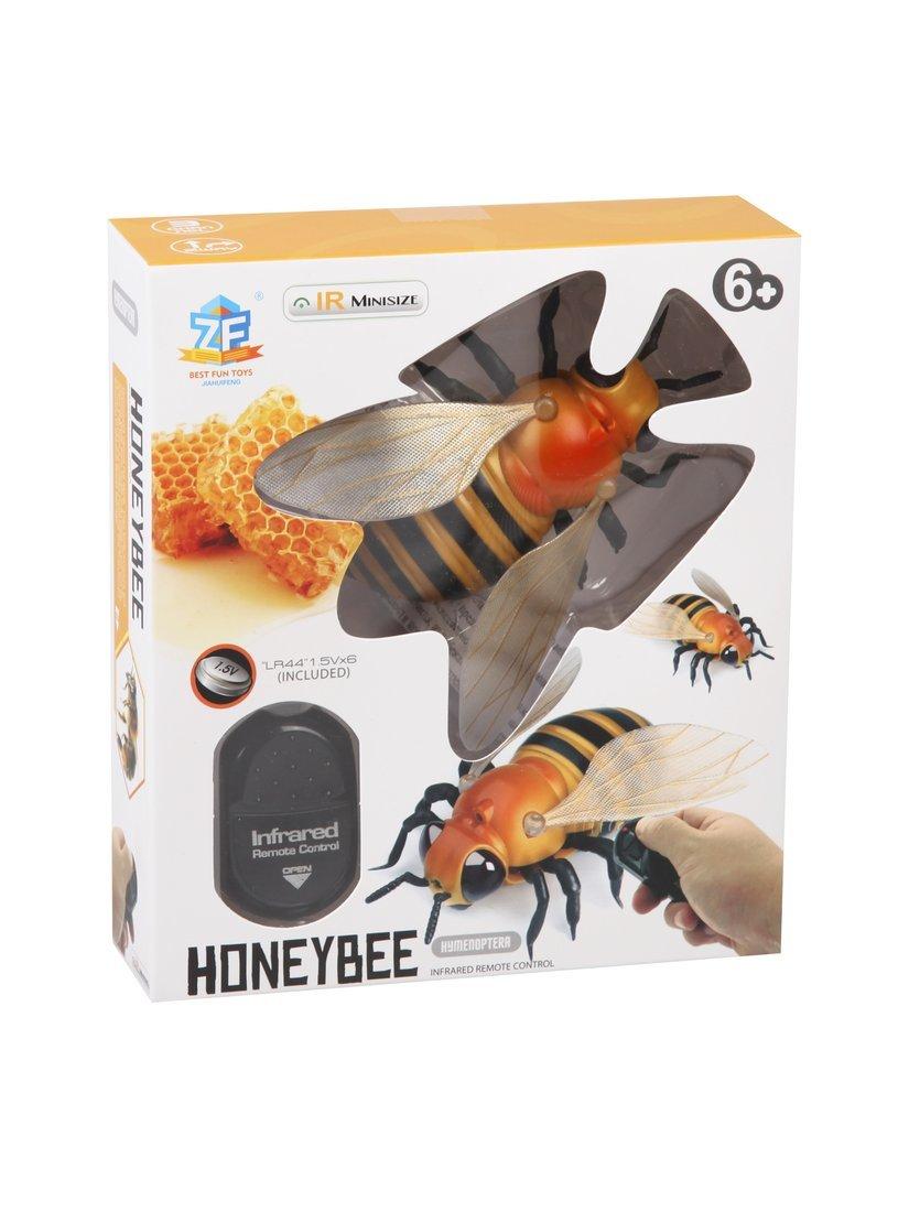 Пчела р/у, ползает, свет, 2 канала, эл.пит. 3*AG13, пульт 3*AG13, вх.в компл.,
кор.