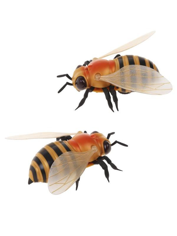 Пчела р/у, ползает, свет, 2 канала, эл.пит. 3*AG13, пульт 3*AG13, вх.в компл.,
кор.