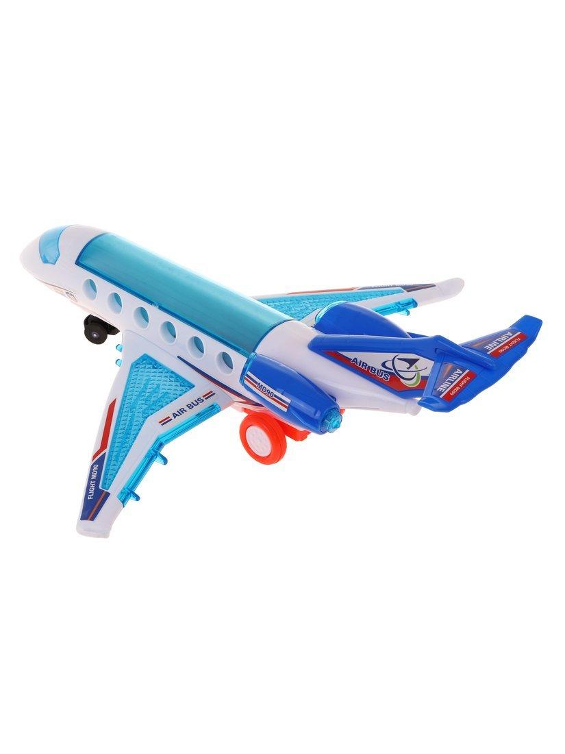 Самолёт эл., свет, звук, эл.пит.АА*3шт.не вх.в комплект, коробка