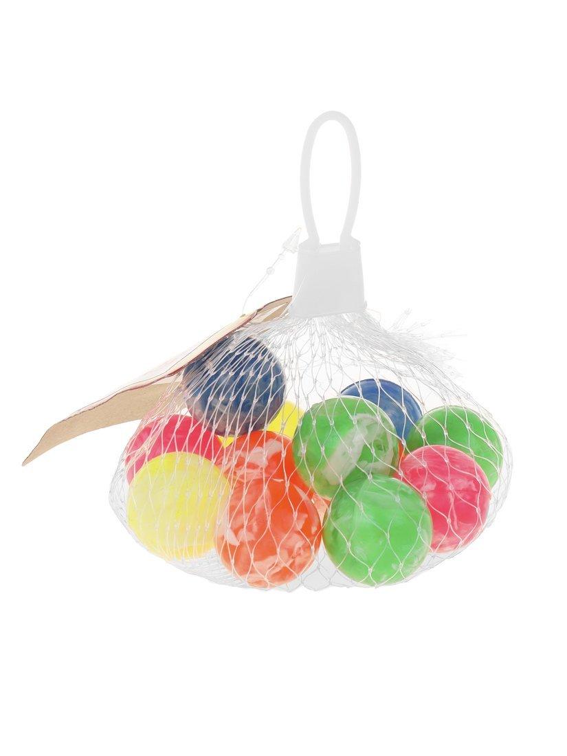 Мяч-прыгун, 2,7 см, 12 шт, в ассорт., сетка