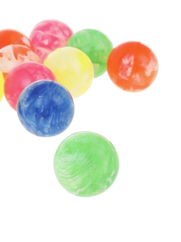 Мяч-прыгун, 2,7 см, 12 шт, в ассорт., сетка