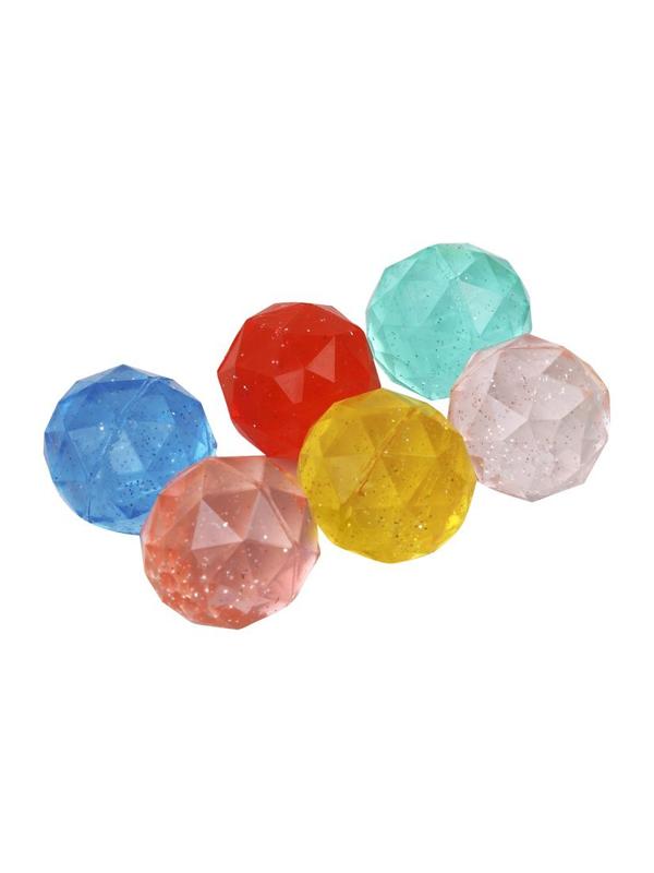 Мяч-прыгун, 3,2 см, 6 шт, в ассорт., сетка