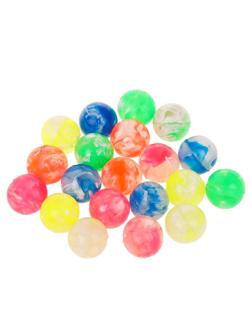 Мяч-прыгун, 2,2 см, 20 шт, в ассорт., сетка