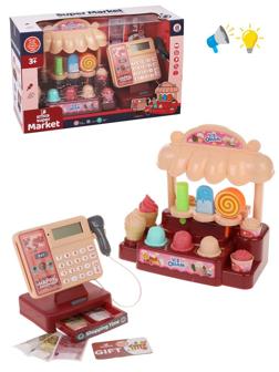 Игр. наб. Супермаркет, свет, звук, в компл. предм. 16шт., эл. пит. ААх4шт.
не вх. в компл., кор.