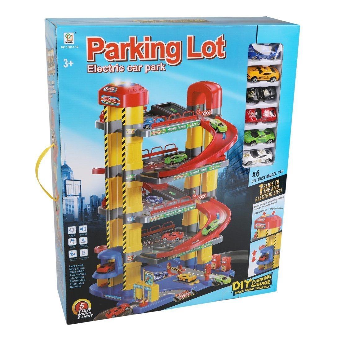 ДЕФЕКТ УПАКОВКИ Игр.набор Паркинг, свет, звук, в комплекте: машинки металл.
6шт., детали 56шт., наклейка, эл.пит.АА*3шт.не вх.в комплект, коробка