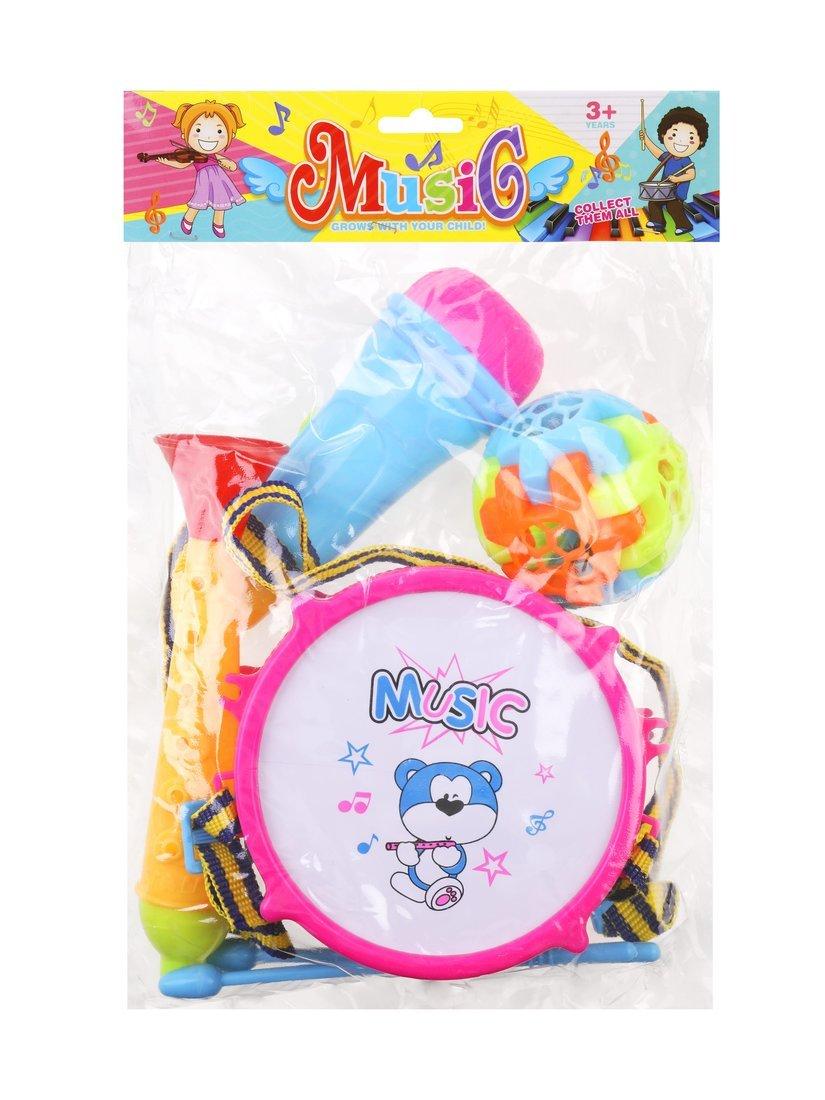 Набор музыкальных инструментов, 6 предм., в ассорт., пакет