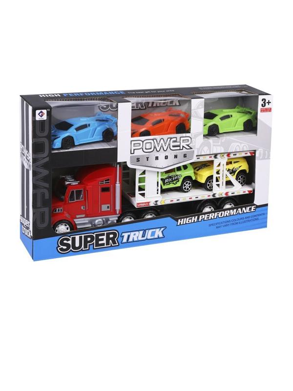 Игр.набор Автовоз, в комплекте: автовоз инерц., транс.средство без механизма
5шт., в ассортименте