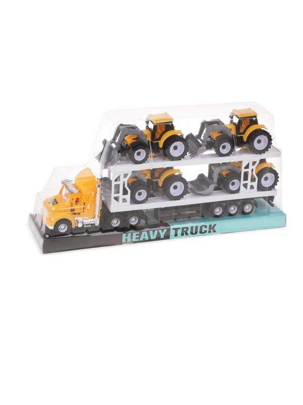 Игровой набор Автовоз, в комплекте автовоз инерционный, трактор инерционный
4шт, в ассортименте