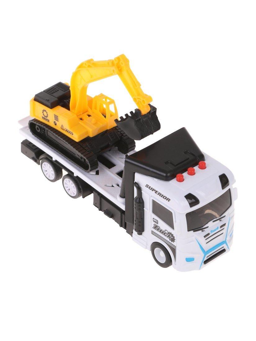 Игровой набор Автовоз, свет, звук, в комплекте автовоз инерционный,
экскаватор, тестовые элементы питания AG10*3шт., коробка, в ассортименте