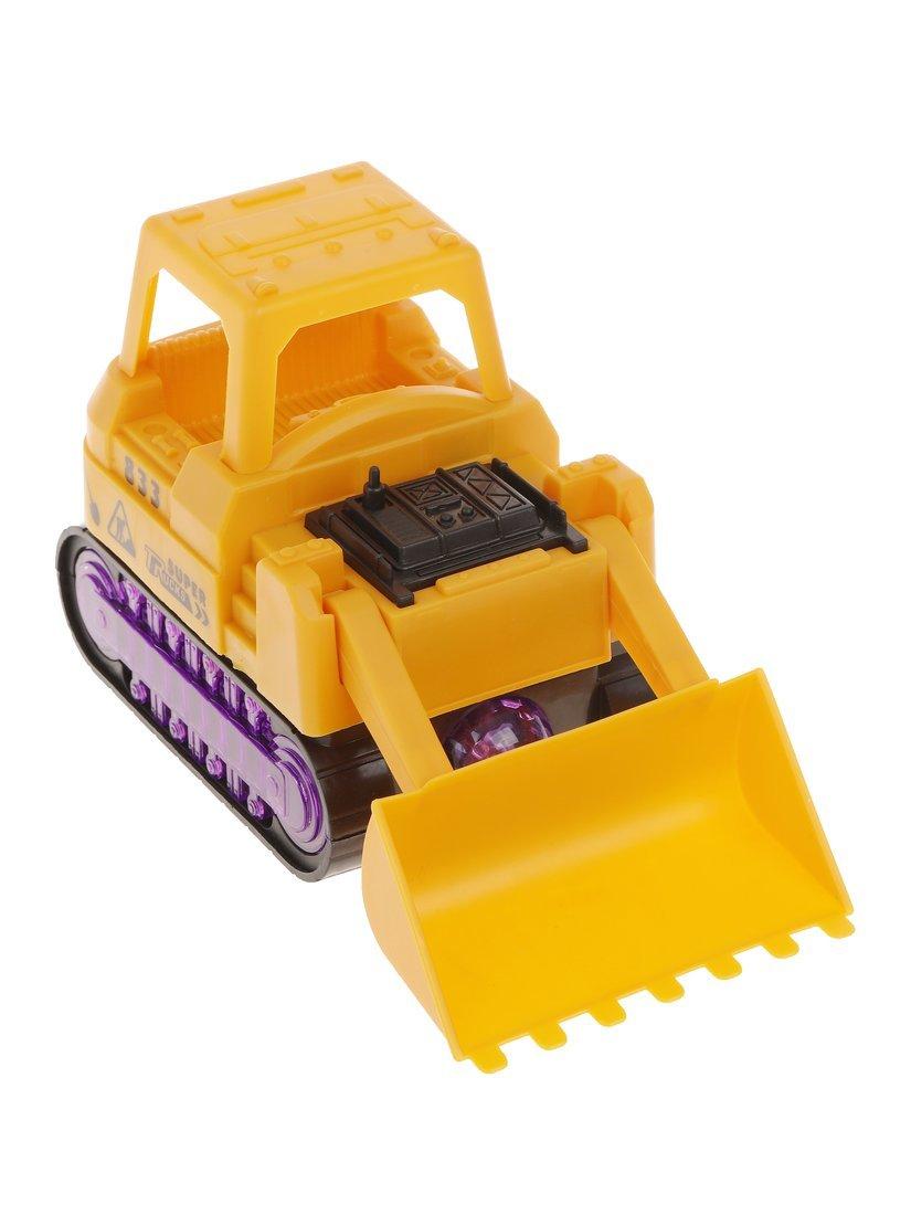 Бульдозер эл., свет, звук, эл.пит.АА*3шт.не вх.в комплект, коробка