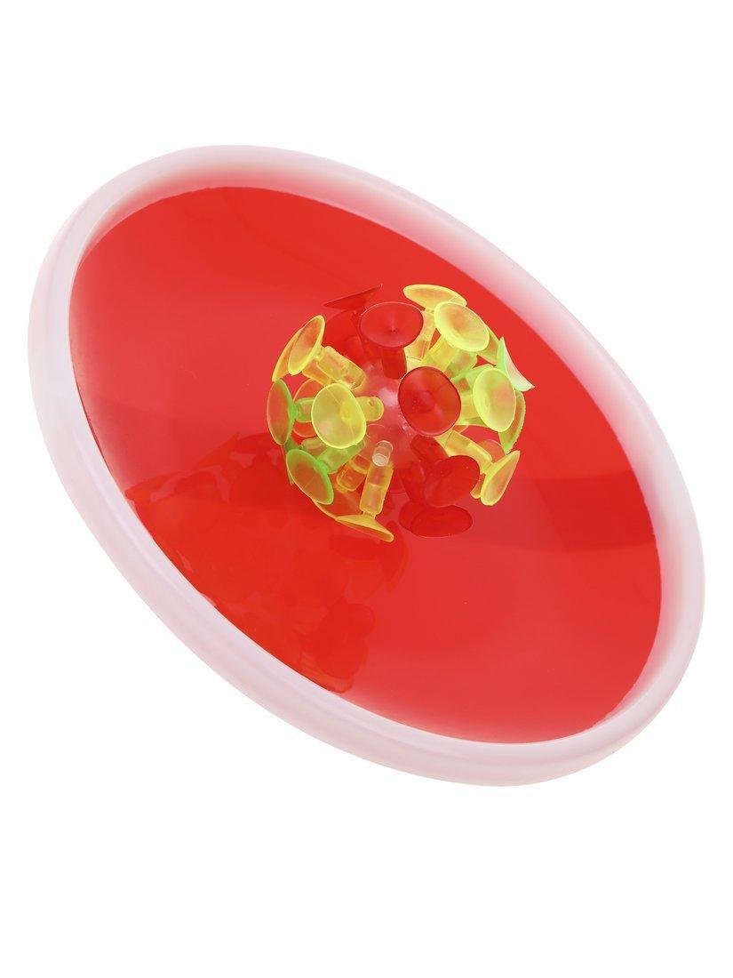 Подвижная игра поймай мячик: ловушка с липучкой 2шт., шарики 1 шт., в ассорт.