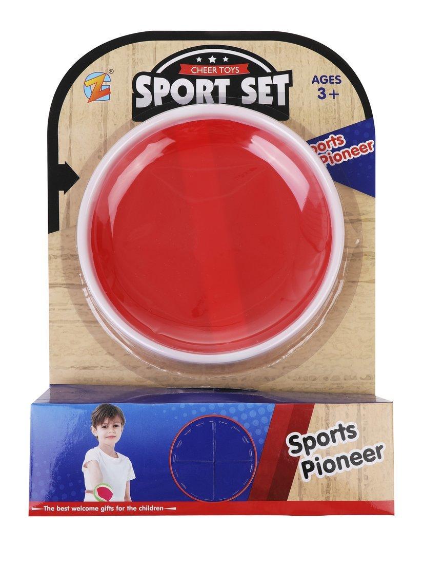 Подвижная игра поймай мячик: ловушка с липучкой 2шт., шарики 1 шт., в ассорт.