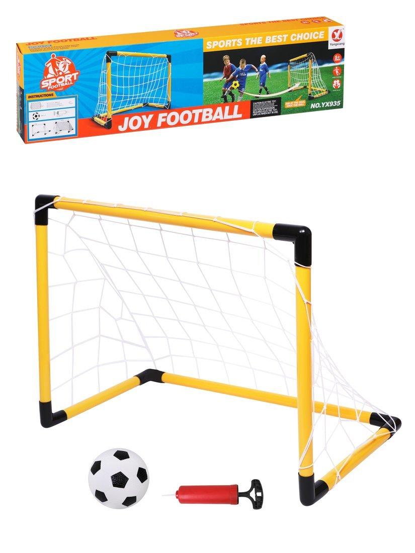 Набор Футболиста, ворота 60*30*47 см., мяч, насос с иглой, сетка