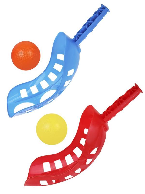 Подвижная игра поймай мячик: ловушка 2шт., шарики 2 шт.