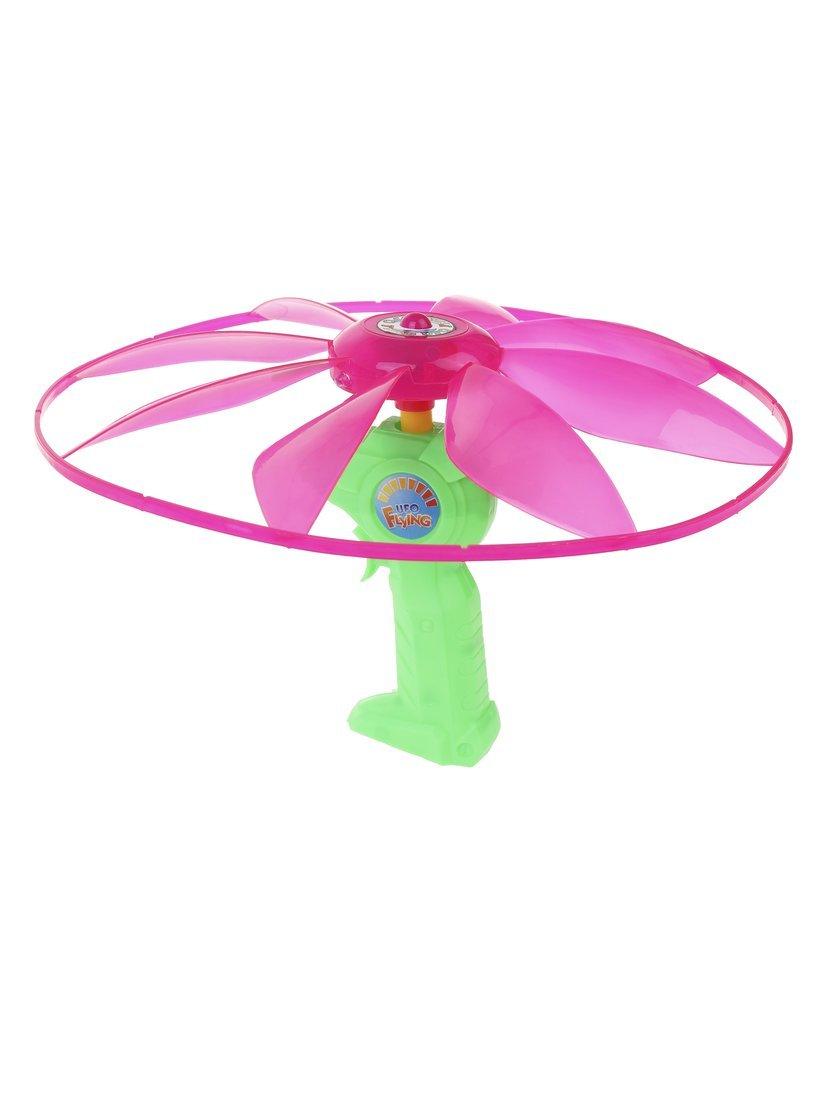 Игрушка с запуском - диск НЛО 26 см. со светом, эл.пит.AG3*3 шт. в компл., в
ассорт.