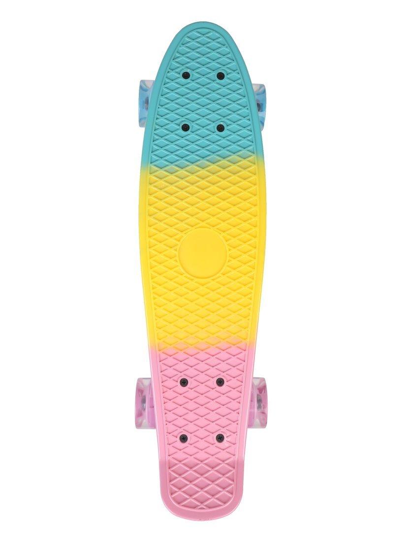 Скейтборд X-Match (пенниборд) пластик 56.5 х14.5 см, PU колеса 5,6 см. со
светом, подвеска алюминий