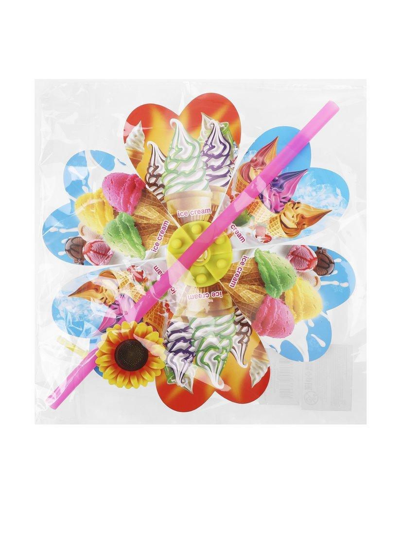 Вертушка Цветик 22 см. держатель 28 см., в ассорт.