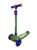 Самокат Moby Kids Click, колёса 120 PU со светом, зелёный