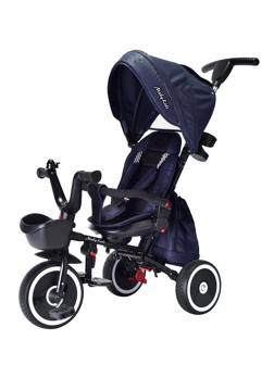 Велосипед детский трехколесный складной трансформер 5 в 1 Moby Kids Watcher
360°, синий