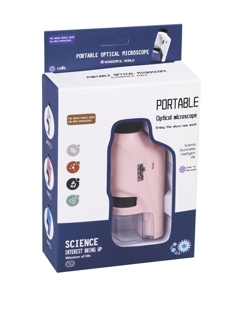 Микроскоп, свет, эл. пит. АААх2 не вх. в компл., коробка, в ассорт.
