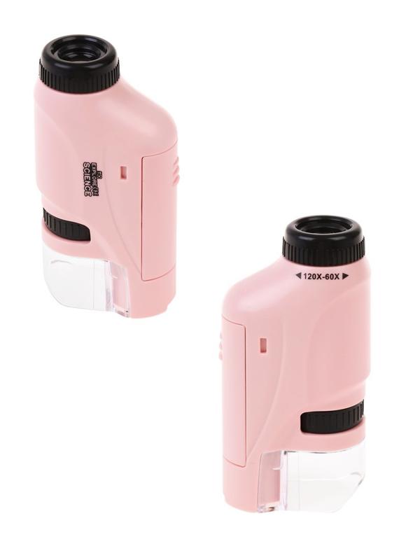 Микроскоп, свет, эл. пит. АААх2 не вх. в компл., коробка, в ассорт.