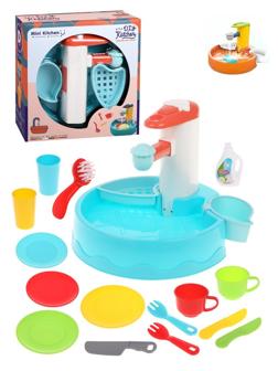 Игр.наб. Бытовая техника, вода, в компл. предм. 19шт., эл.пит. ААх3шт. не вх.
в компл., кор.