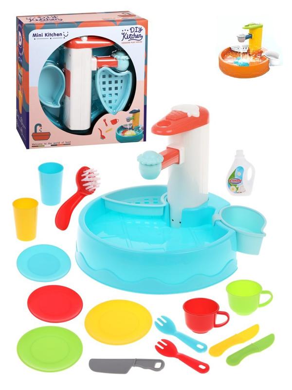 Игр.наб. Бытовая техника, вода, в компл. предм. 19шт., эл.пит. ААх3шт. не вх.
в компл., кор.