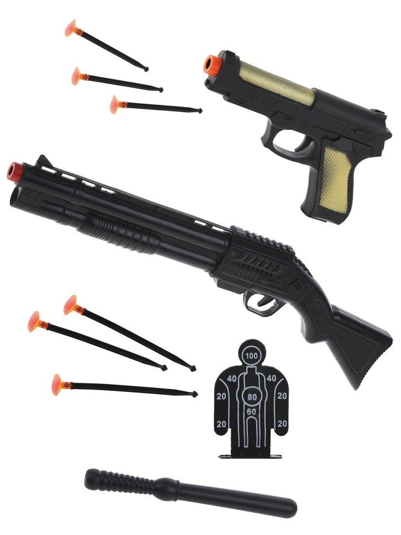 Игр.набор Военный, в комплекте: предметов 4шт., стрелы 6шт., блистер