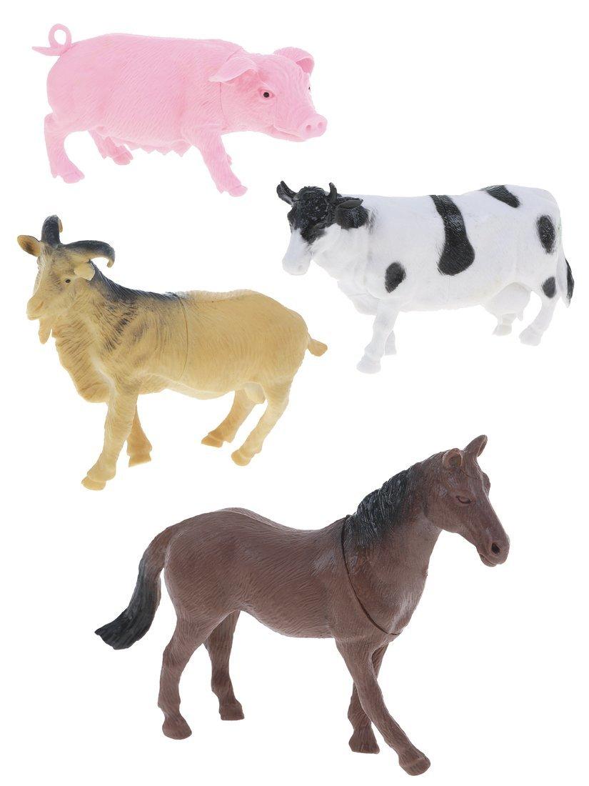 Набор фигурок Домашние животные, 8 предм., пакет