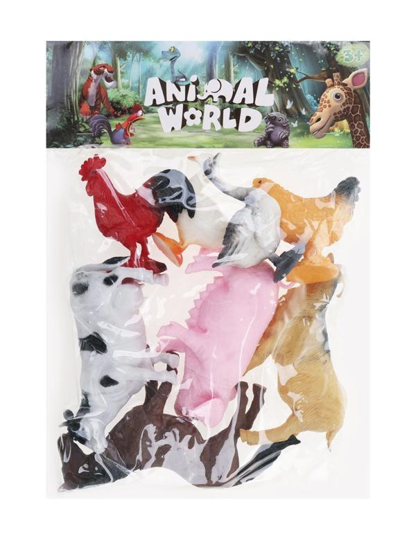 Набор фигурок Домашние животные, 8 предм., пакет